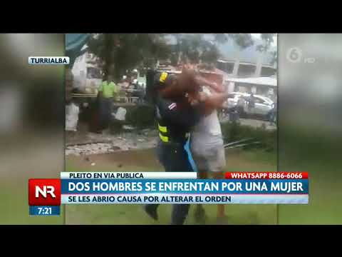 Dos hombres se enfrentan por una mujer - YouTube