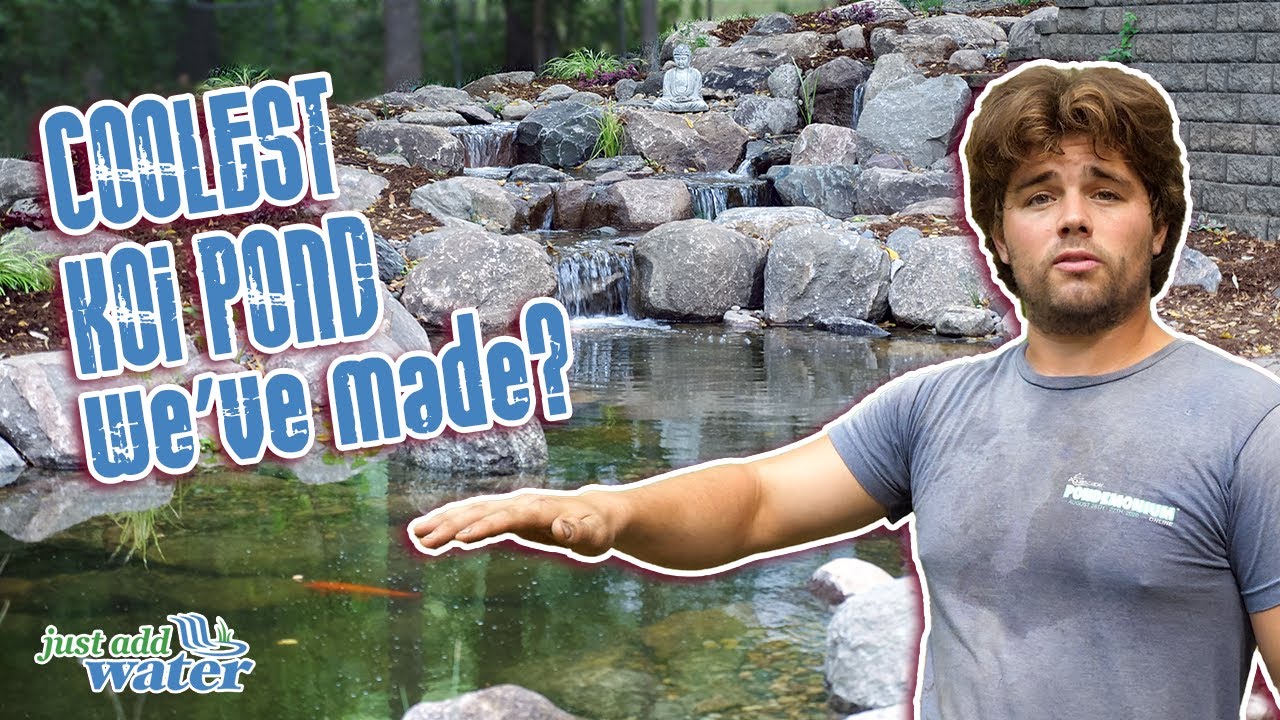 Is this the COOLEST KOI POND we've MADE?