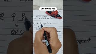 UKG mains most repeated question, pyq, mrq #ukg #lkg #pyq #comedy #jeemains #shorts