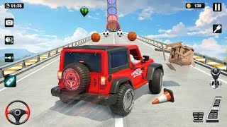 Offroad Mega Ramps Jeep Racing Games 3D - Android Gameplay screenshot 4