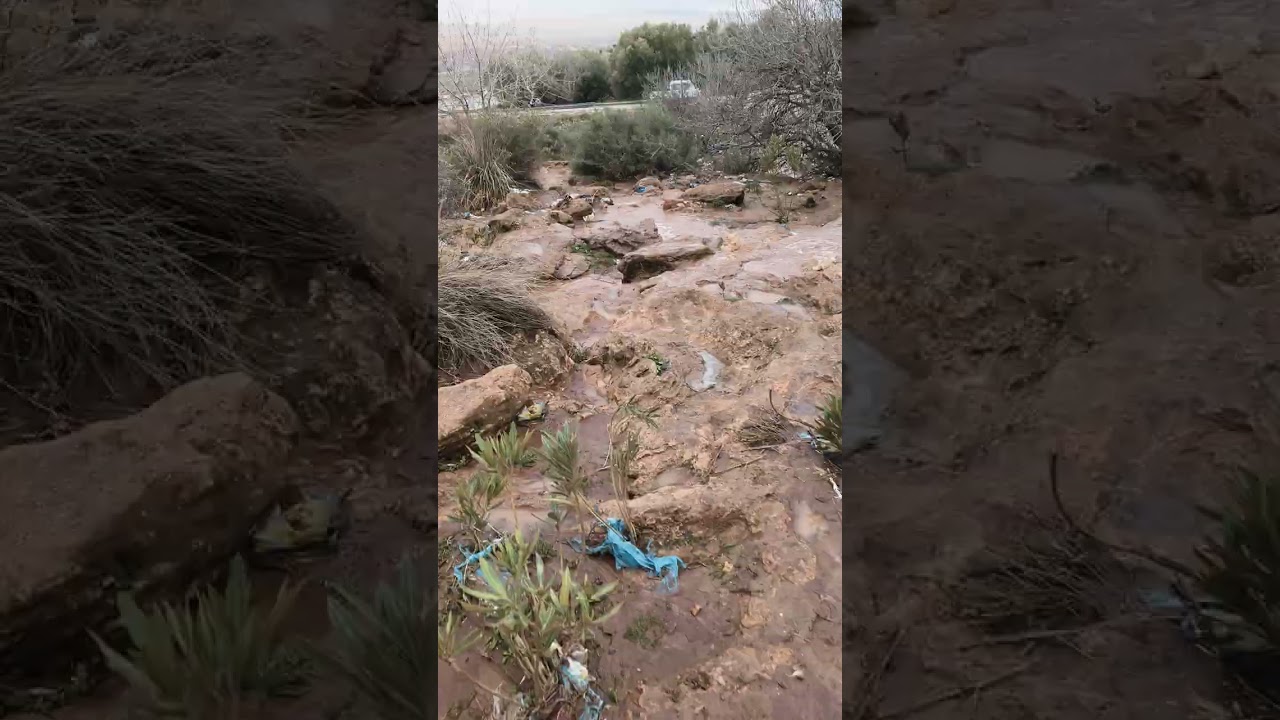 الحمد لله وبفضله تتم الصالحات....  شلال غار بومعزة المطل على سبدو بتلمسان 