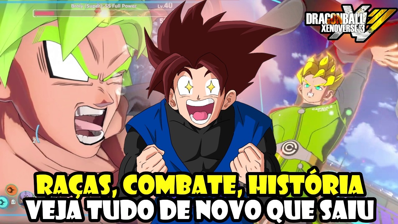 FÃ SURTA ANALISANDO A 1º GAMEPLAY DE DRAGON BALL XENOVERSE 3 (mega análise)