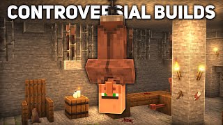 Reacting to my Weirdest and most Controversial Minecraft Builds