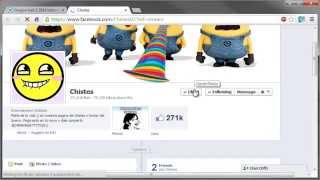 Real example of Likejacking