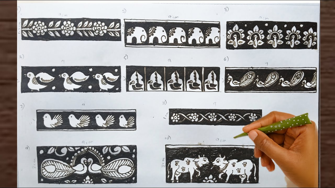 “10 Easy Border Mehndi Designs | Simple Henna Borders for Beginners | Front/Back Hand Mehndi”