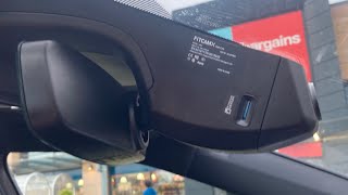 Fitcamx 4K dash cam fitting for Q4 ETron/VW ID4/Enyaq (gifted/ad) mods