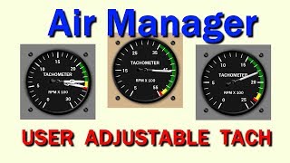 User Adjustable Tach
