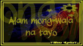 Wala Na Tayo (Lyrics) - BBS ft. Kean C. & Eunice