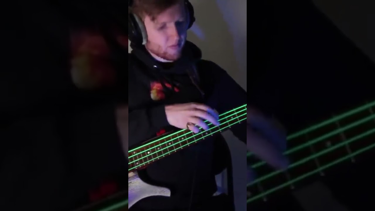 Neon string bass