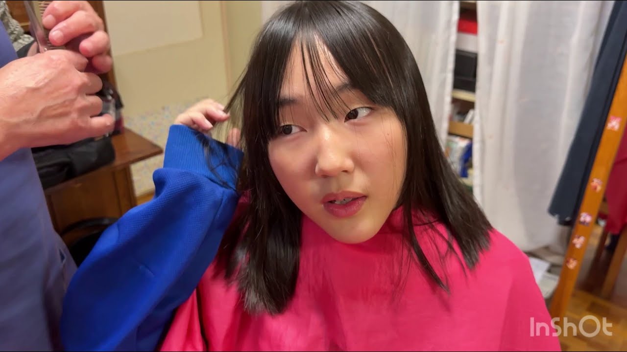 Enakimura 【enakimura】久しぶりにババに髪の毛を切ってもらう稚奈 : キッズ動画速報