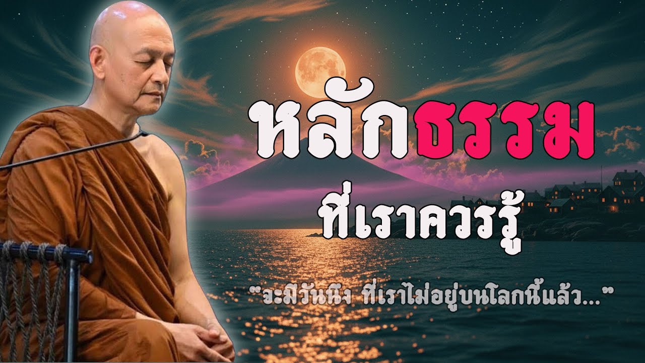 หลักธรรม ที่เราควรรู้ “จะมีวันนึง ที่เราไม่อยู่บนโลกนี้แล้ว” #พุทธวจน | พระอาจารย์คึกฤทธิ์ โสตฺถิผโล