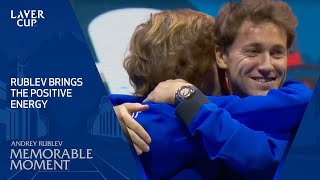 Andrey Rublev, the Perfect Teammate | Laver Cup 2023 by Laver Cup 14,691 views 7 months ago 32 seconds