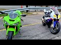 KAWASAKI ZX6R NINJA 636 VS BMW S1000RR