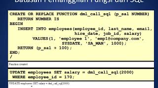 Function dan Package PL/SQL Oracle