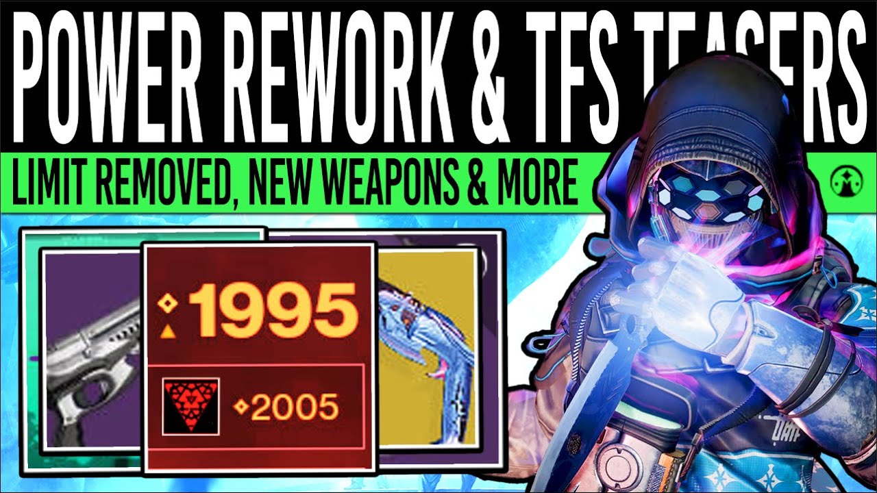 Destiny Comp Rework Destiny 2: HUGE POWER REWORK & LIMIT REMOVED! Sunset Loot, NEW Trailers ...