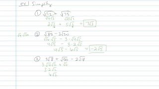 Adding And Subtracting Radical Expressions - Sample Problem 6