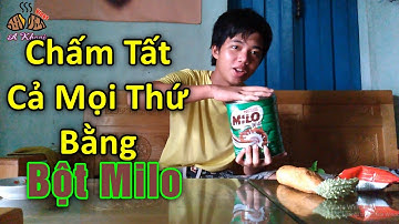 A Khoai Vlogs - CHẤM TẤT CẢ MỌI THỨ BẰNG BỘT MILO - Video Đầu Tiên.