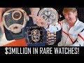 $3MILLION IN RARE LUXURY WATCHES!