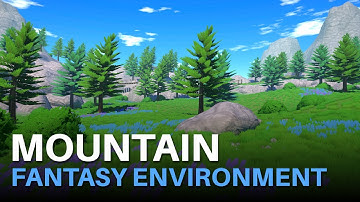Mountain - Stylized Fantasy Environment (FREE)