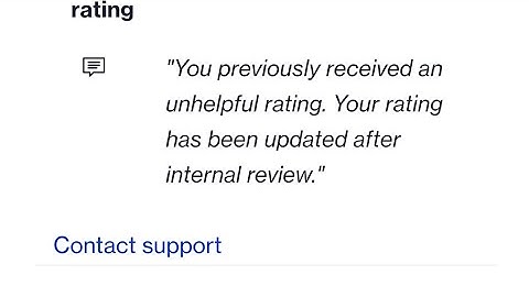 Proof of "unhelpful rating change" in Course Hero Account
