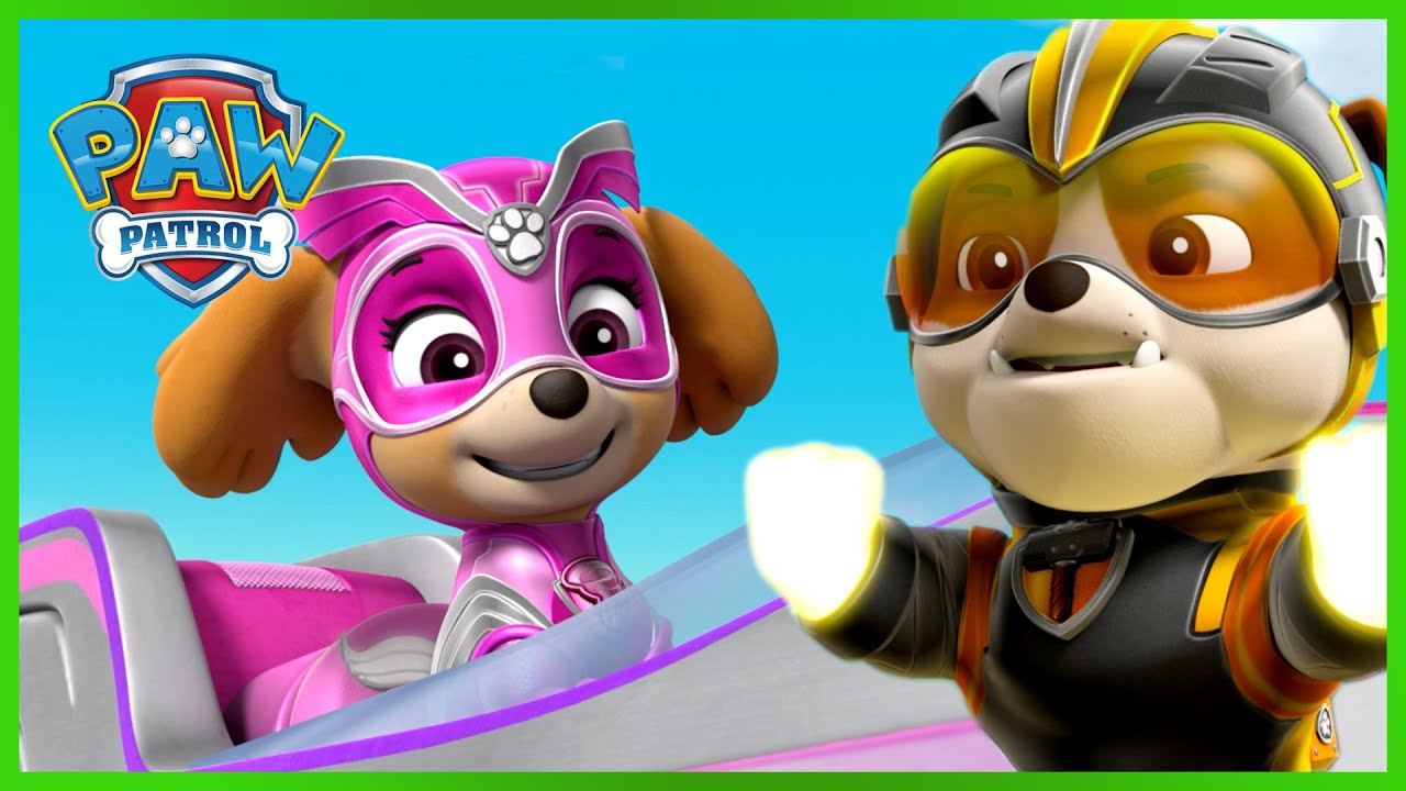 Skye and Rubble Mighty Rescues, Sea Patrol & More | PAW Patrol | Cartoons for Kids Compilation