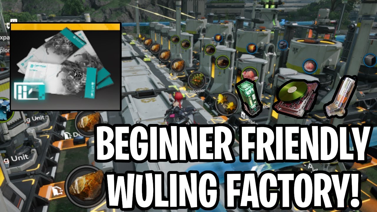 Удобная для новичков сборка фабрики Вулинг — мой любимый найденный чертеж?! [Arknights: Endfield]