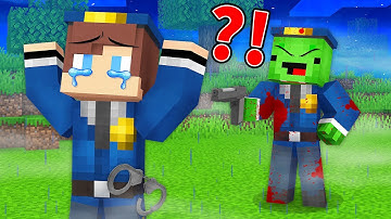 Why JJ and Mikey Became EVIL POLICEMAN? - Maizen Parody Video in Minecraft