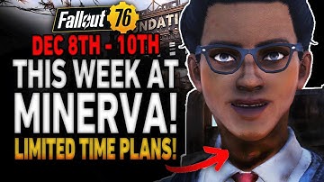 Fallout 76 Minerva Sale Location | December 8th - 10th