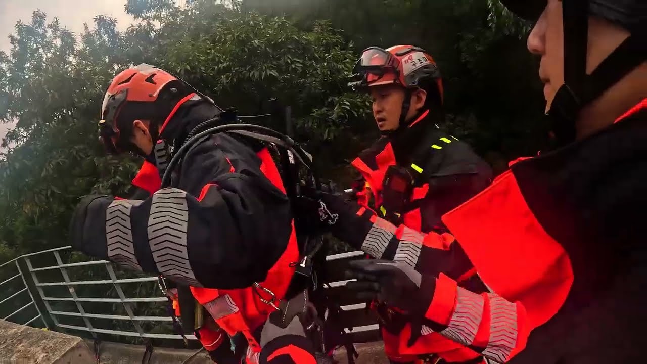 소방청 공모전) 밀폐공간사고 구조 통합대응훈련