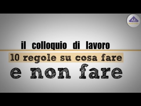 Il colloquio di lavoro | AlmaLaurea Job Tips