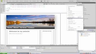How to align your website in adobe Dreamweaver cs4