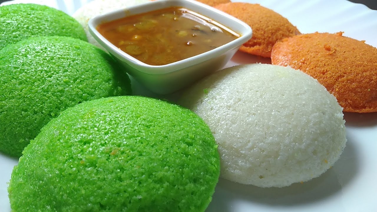 Colorful Idli Recipe