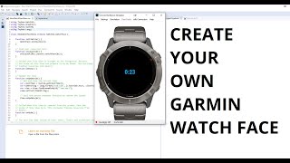 Get startet with Garmin App creator - Make your own Garmin Watch Face screenshot 1