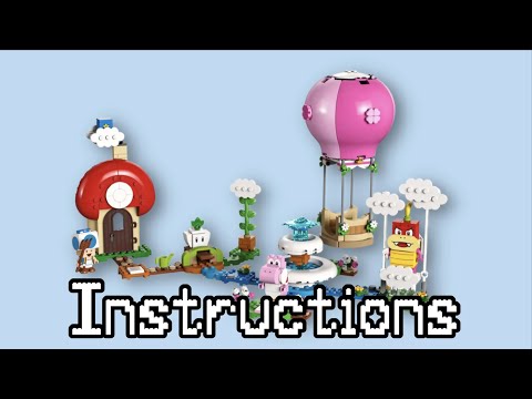 LEGO Mario set Instructions: Peach’s Garden Balloon Ride | 71419