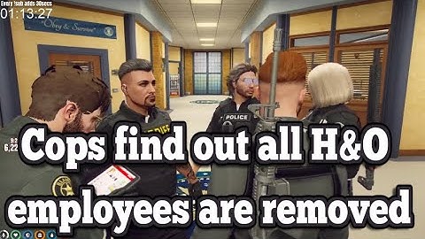 Cops find out all H&O employees are removed | No-Pixel 3.1
