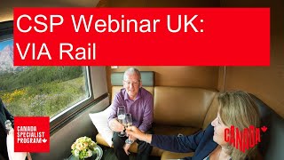 Csp Webinar Uk: Via Rail