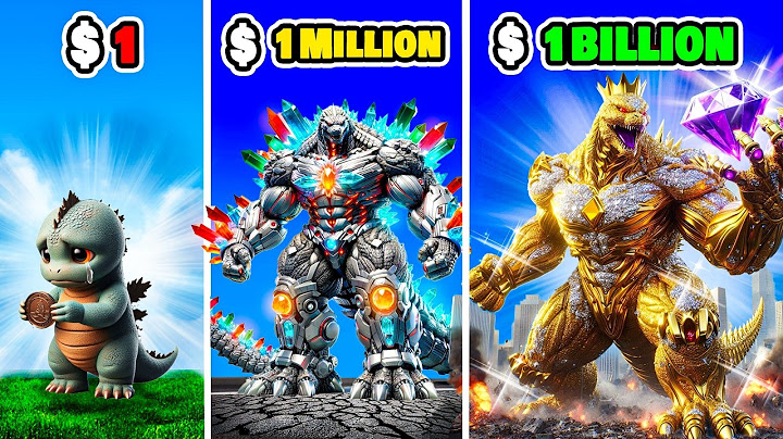$1 to $1,000,000,000 GODZILLA in GTA 5