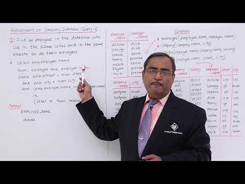 DBMS - Assignment on Company Database Query-5