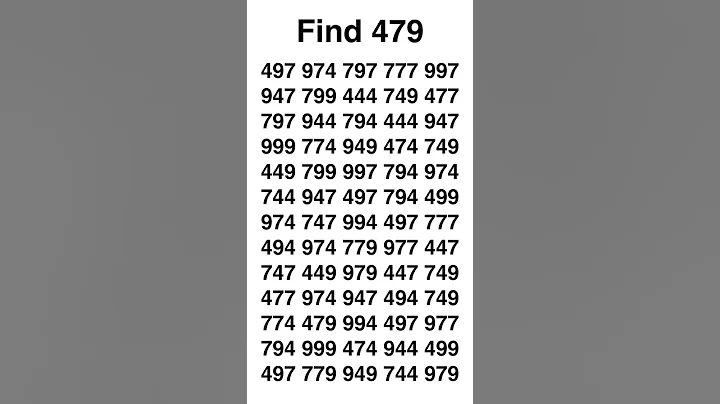 Optical illusion: This ultimate eye test will prove if you have 20/20 vision or not. Find 479 #viral