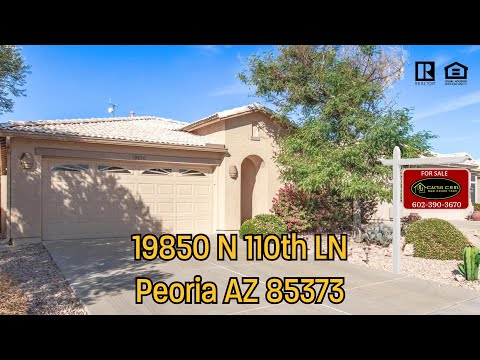 19850 N 110th LN, Peoria, AZ home video tour