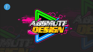 Professional Typography Logo Design Pixellab Tutorial | Pixellab Logo Design