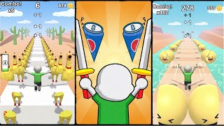 Hyper Hybrid Casual Twin Blade Slicer Satisfying ASMR Cutting Gameplay Walkthrough iOS & Android screenshot 5