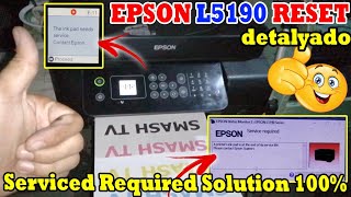 EPSON L5190 Service Required Solution