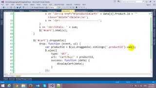 Drag And Drop Shopping Cart In Aspnet Mvc And Jquery