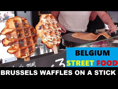 Video: I Migliori Negozi Di Waffle A Bruxelles, Belgio E Come Mangiare I Waffle Belgi