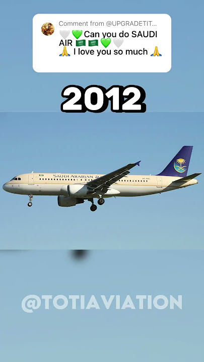 Evolution of Saudi Arabian Airlines 🇸🇦 #aviation