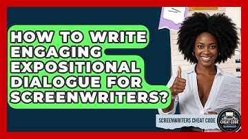 How To Write Engaging Expositional Dialogue For Screenwriters? - Screenwriter