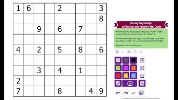 Antiknight Sudoku By FullDeck and Missing a Few Cards