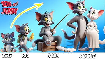 Tom And Jerry Growing Up Full | Sky Wow