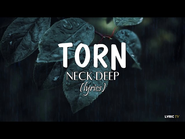 Torn (lyrics) - Neck Deep class=